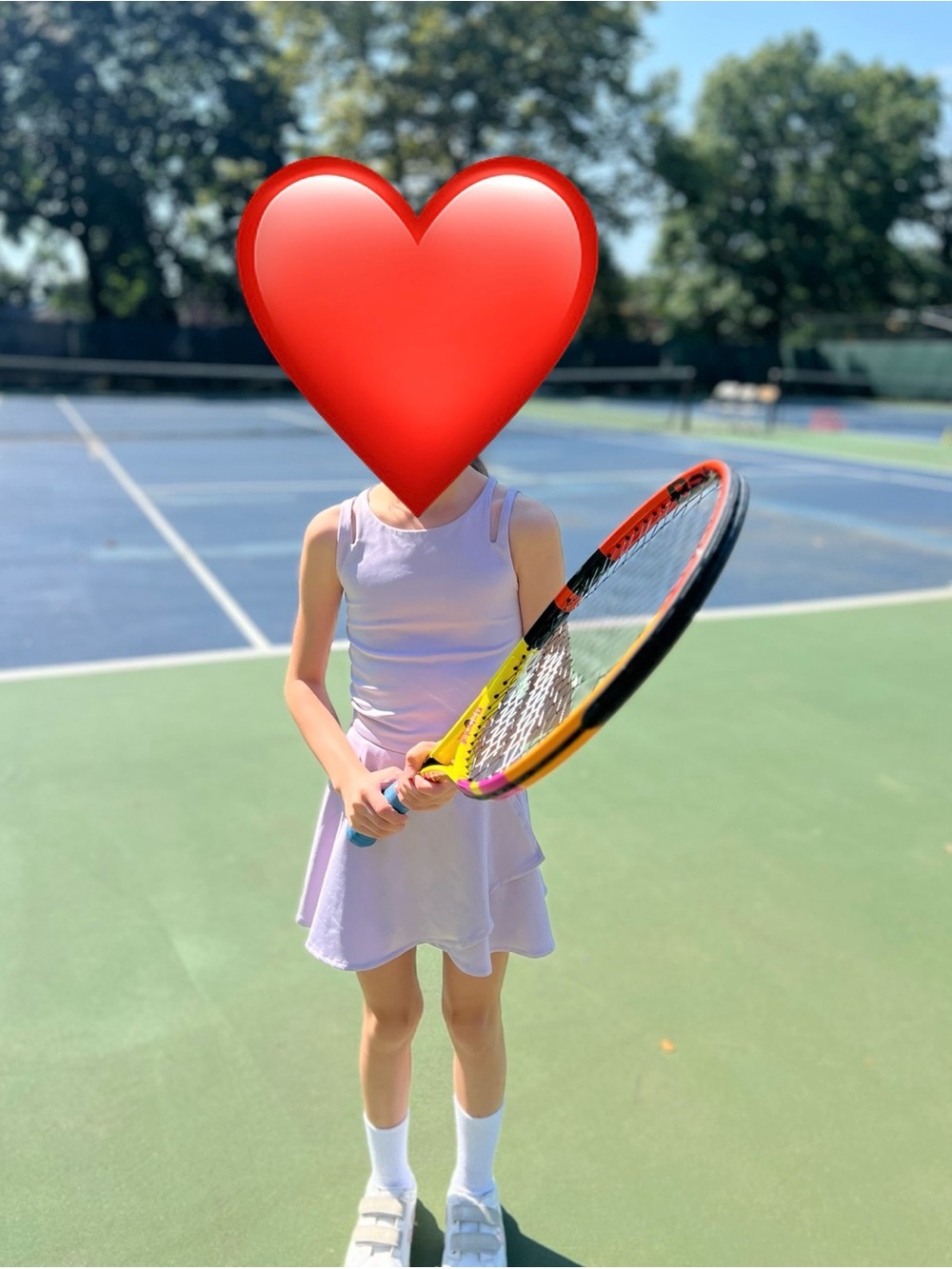 Girls Lavender Tennis 2 Piece - Pastel Lilac